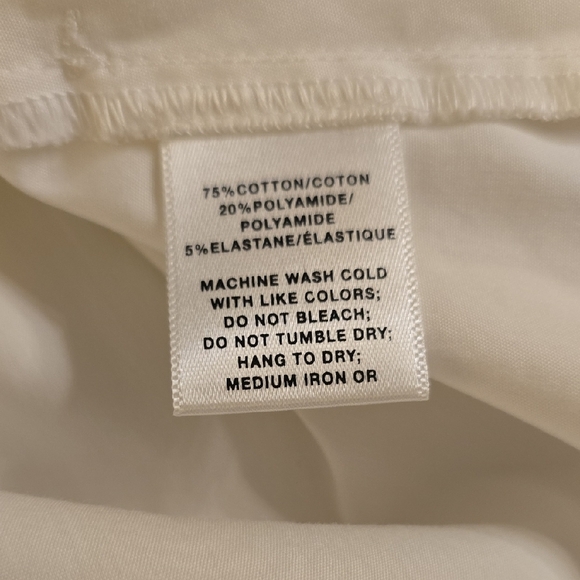 Lafayette 148 New York White Notched Collar Mini Dress Maternity - Picture 10 of 15